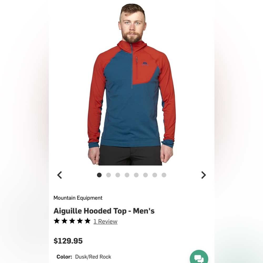 Men's Aiguille Hooded Top Mountain Equipment